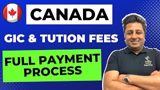 How to do payment of GIC & TUITION FEES For Canada From India | Study in Canada