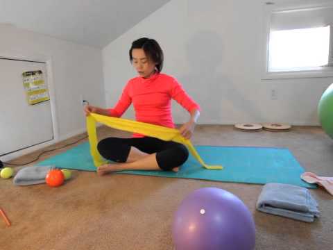 Ivy S Pilates 站姿側身拉筋及百次呼吸 腿部運動 Youtube