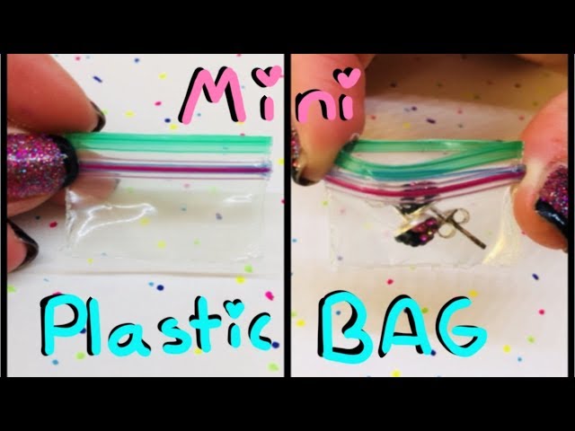 Doll DIY: Making Mini (working) Plastic Bags - DelightfulDolls