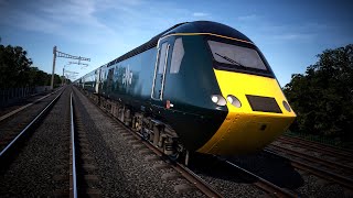 Diesel high speed  HST Class 43 on the Great Western Express (Train Sim World 4) no commentary