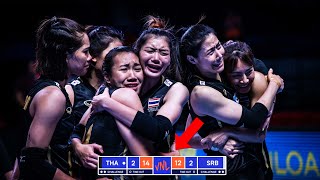 This is the Most DRAMATIC Moment in Thailand Volleyball History !!!