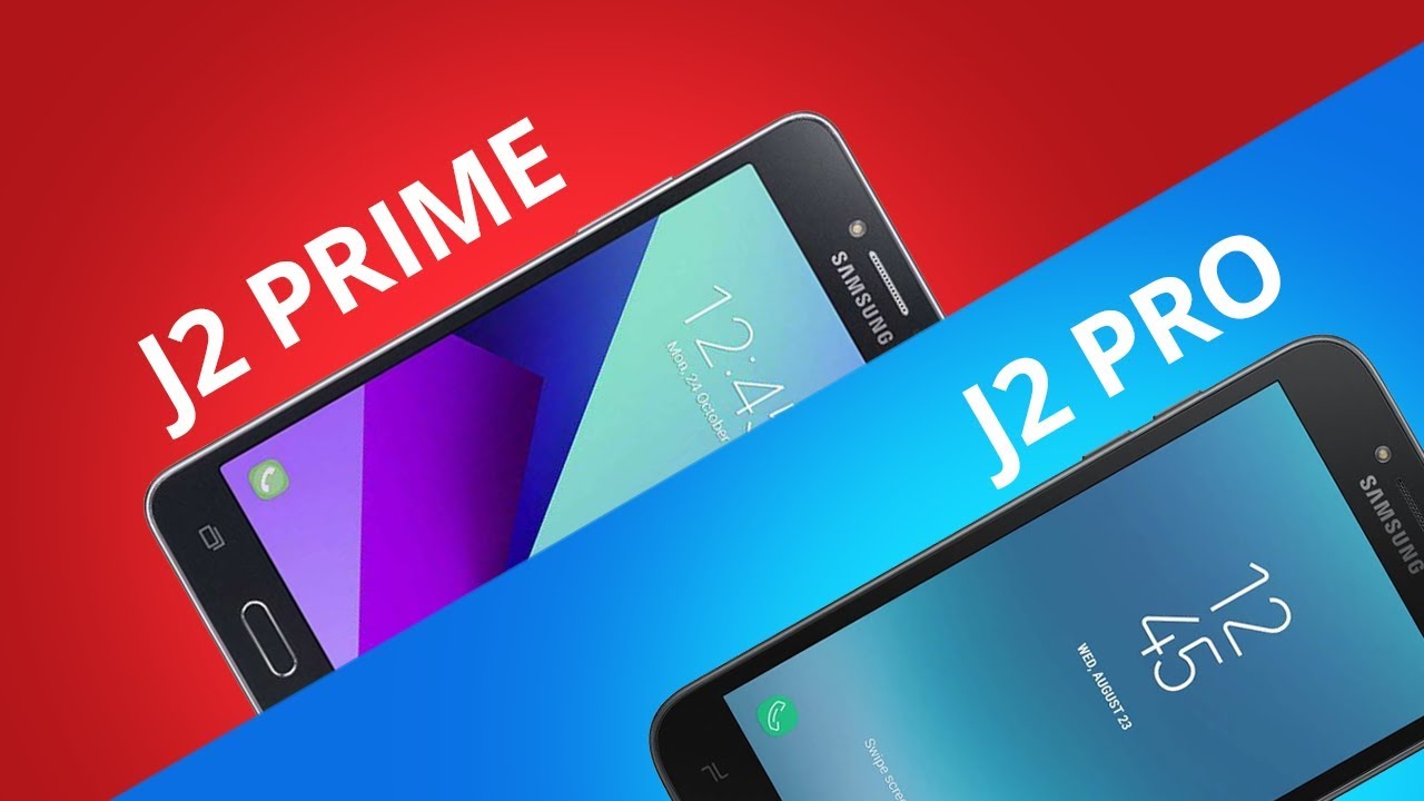 Galaxy J2 Prime vs Galaxy J2 Pro [Comparativo] - YouTube