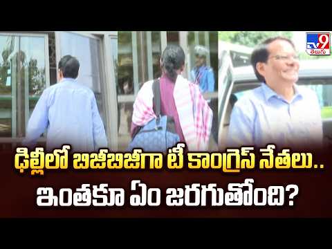Telangana Congress Leaders in Delhi : ఢిల్లీలో బిజీబిజీగా టీ కాంగ్రెస్ నేతలు.. ఇంతకూ ఏం జరగుతోంది? - TV9
