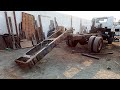 How to Extend the Length of A Truck Chassis by Cutting in the Back  \\Truck Chassis Restoration \\