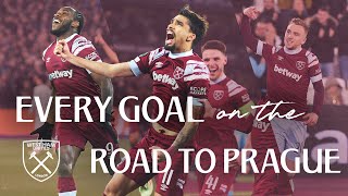 Every West Ham United Goal In UEFA Europa Conference League | Road to Prague