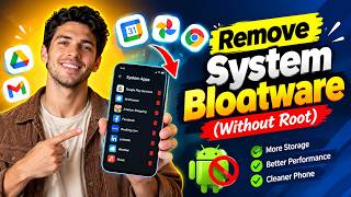 How to Remove System Apps And System Bloatwares on Android Without Root (No PC)