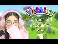 Logging onto my Webkinz account from 2009