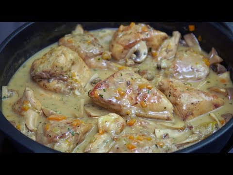 Video: Fricasé De Pollo Con Vinagre Y Hierbas