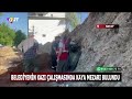 Belediyenin kazı çalışmasında kaya mezarı bulundu