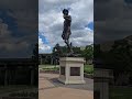 Thomas Fawick's bronze reproduction of Michelangelo's David.