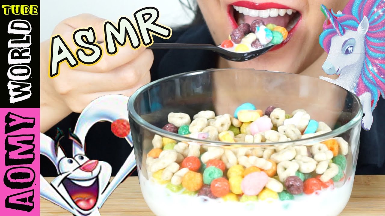 Breakfast Cereal ASMR Trix & Lucky Charms Korean Peripera AIRY INK