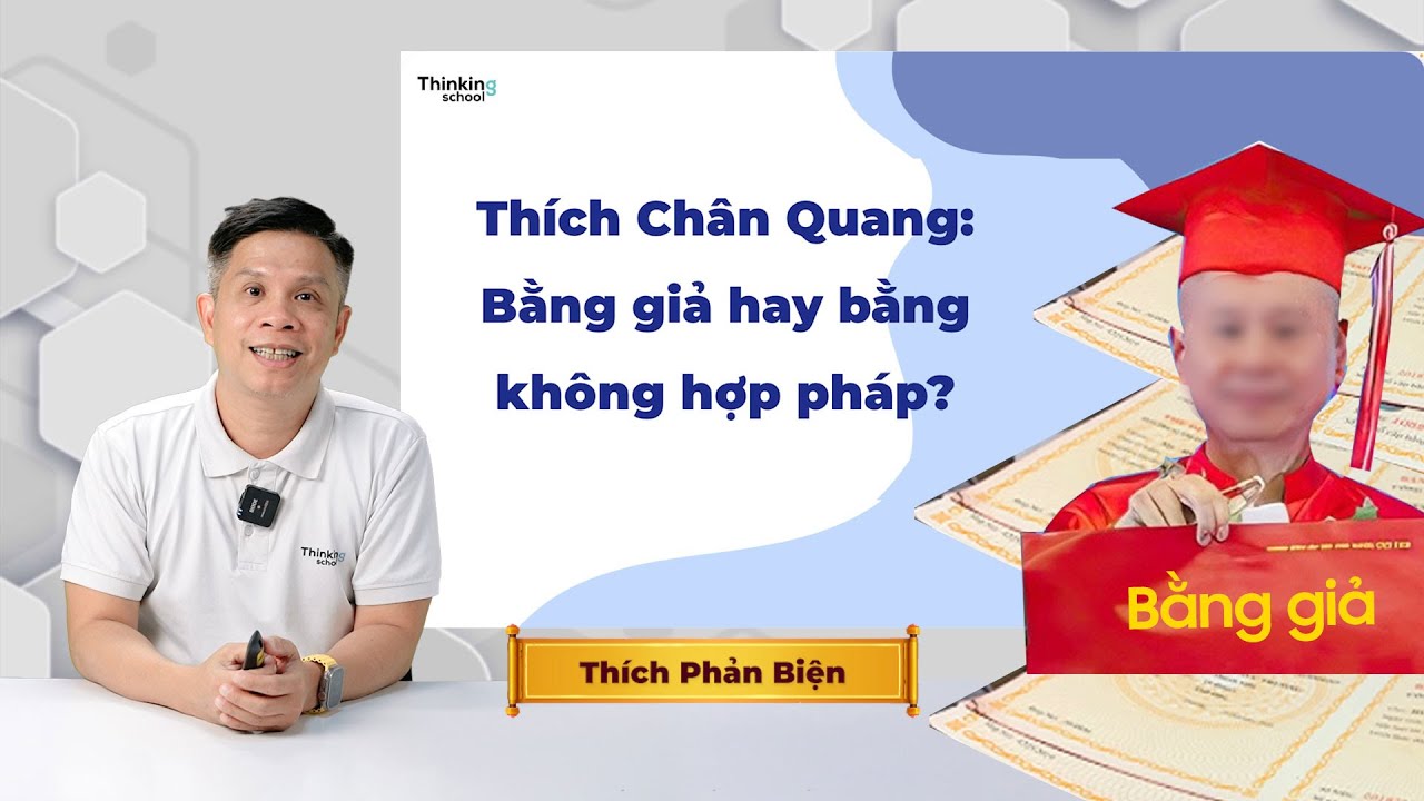 Outline Video Thích Chân Quang: Học giả, thì Tu thật hay giả?