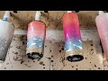 Lighter Sunset Beach Glitter Tumbler Video Tutorial, DIY Beach Tumbler with white epoxy