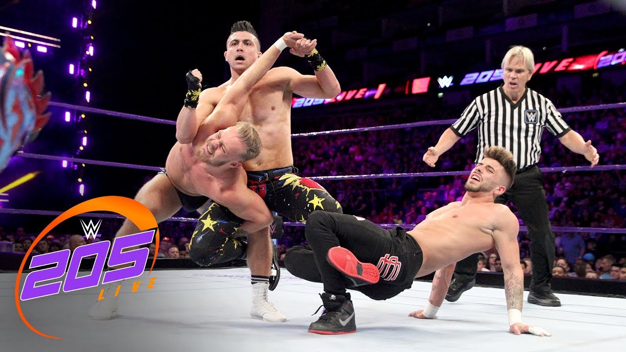 Kalisto vs. Tyler Bate vs. TJP vs. Kenny Williams - Fatal 4-Way Match: WWE 205 Live, May 15, 2018