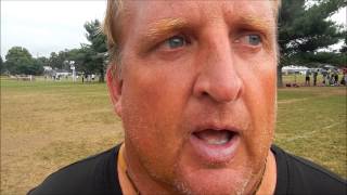 Hamilton West head football coach Tom Hoglen