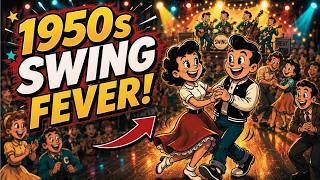 1950s Swing Dance Fever! 💃 The Happiest Retro Party You'll Ever See!