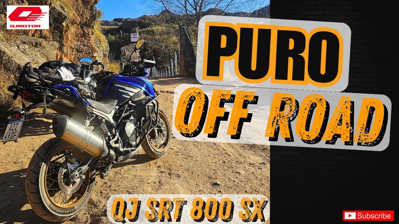 PURO OFF ROAD CON LA BESTIA!!! QJ MOTOR SRT 800 SX!!!