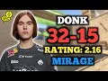 DONK (32-15) EU FACEIT (MIRAGE) CS2 POV