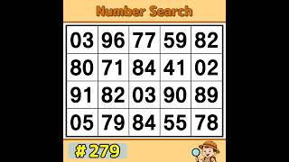 【JimmyPuzzle】 Boost Brainpower with a Number Game! 《Number Search｜Brain Training》 #279 screenshot 4