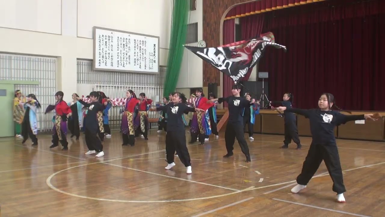 のしろWIND Jr 「能代よさこい総踊り曲Growing of my heart」　男鹿よさ合同演舞会2026