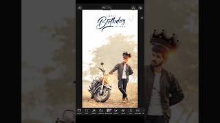 𝗧𝗿𝘆 𝗧𝗵𝗶𝘀 𝗕𝗶𝗿𝘁𝗵𝗱𝗮𝘆 𝗣𝗵𝗼𝘁𝗼 𝗘𝗱𝗶𝘁𝗶𝗻𝗴👈 || Picart Photo Editing || #shorts #photoediting