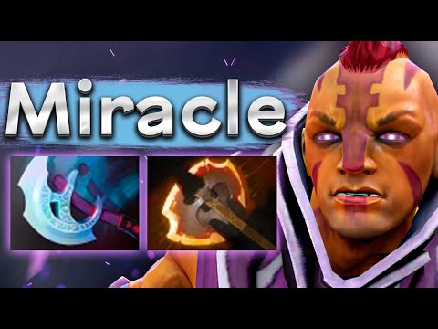 Видео: Миракл на Антимаге с тяжёлым стартом - Miracle Antimage 7.35 DOTA 2