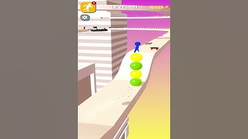 Stack Rider - Gameplay Walkthrough Level-181 #Shorts