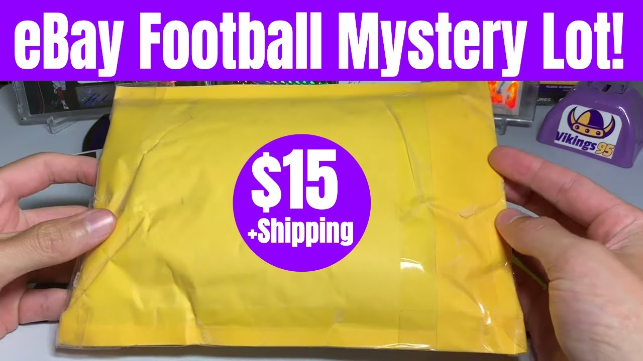 eBay Football Mystery Lot! Less Than A Blaster Box Per Pack! 15 Plus