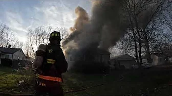 Westside Indianapolis - Working Residence Fire (GoPro)