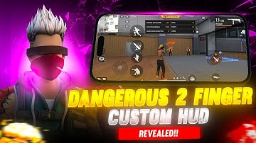 Best 2 Finger HUD Settings in Free Fire | Custom Controls Guide#freefire #2fingercustomhud #tips#mbg