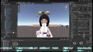 VRchatの3D作りを、お話しながら【Blender 4.2】　クロネコ先生と中の人( ΦωΦ )