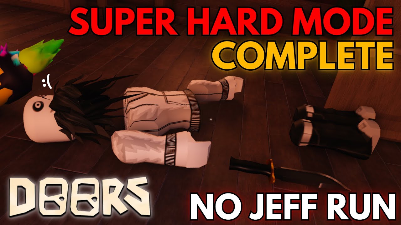 DOORS SUPER HARD MODE 1 to 100 - Solo (Full Walkthrough) - Roblox 