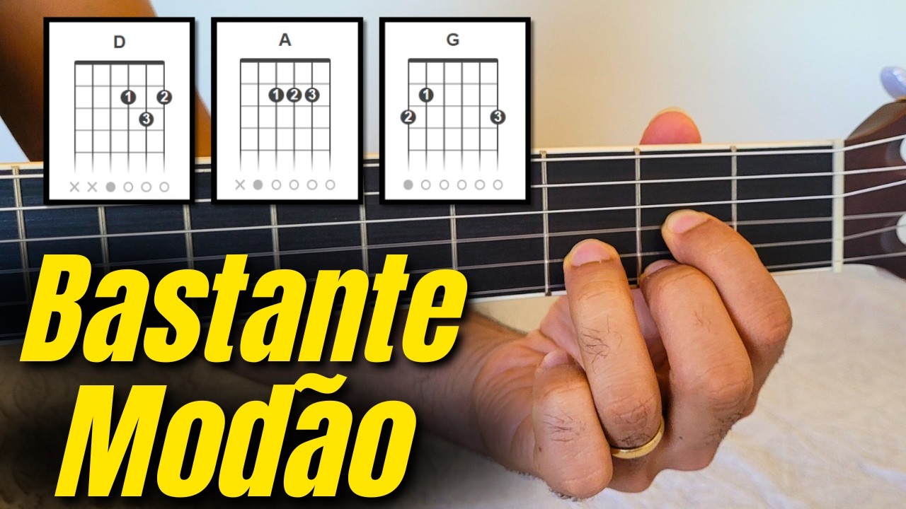 5 Sertanejos Modão Com Apenas 3 Acordes Fáceis e 1 Batida, Para Iniciantes No Violão