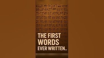 World’s first written language?