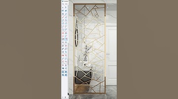 SketchUp Tutorial 💖 Smart offset  plugin with Partition Wall #shorts