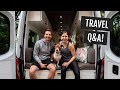Travel Q&A: How we plan trips, traveling with a dog, saving money, staying fit, & more!