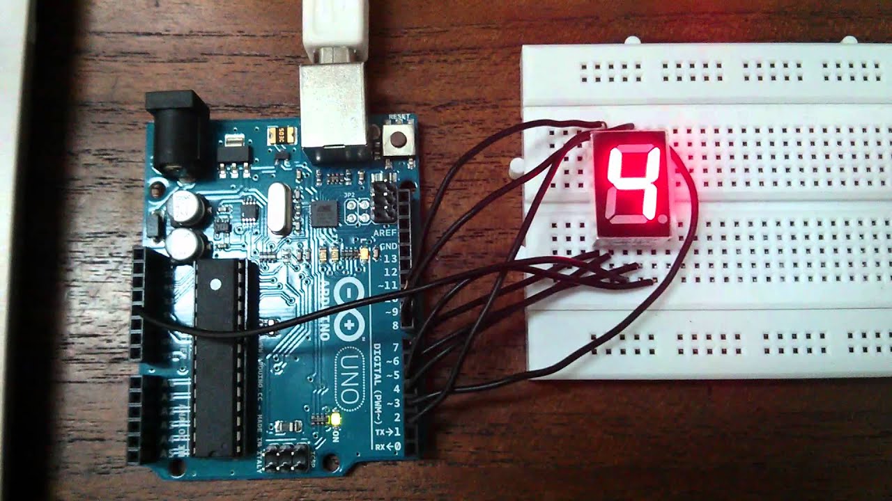 Arduino 7 Segment Display Youtube