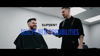Suprent Storm Gray Barber Clipper Set
