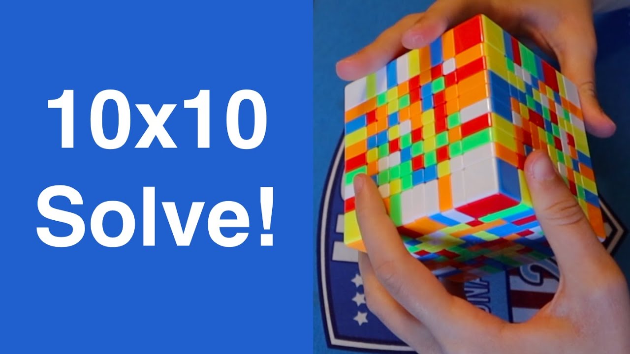 10x10 Rubik's Cube Solve! 