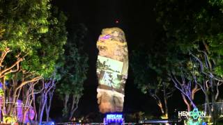 Sentosa 40th Birthday 3D mapping Projection Show