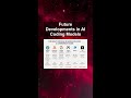 Future Developments in AI Coding Models #ai #artificialintelligence #machinelearning #aiagent Future