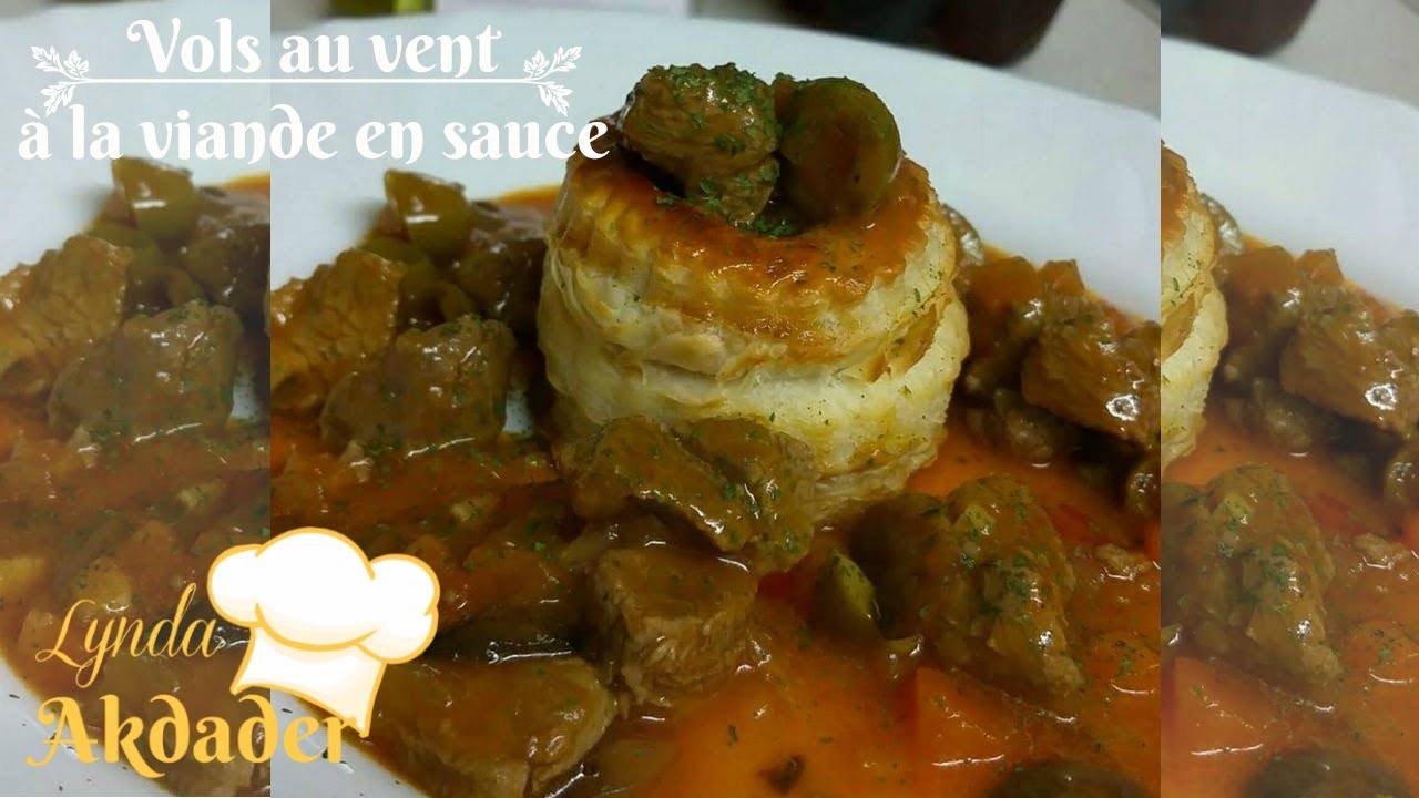 Vols Au Vent A La Viande D Agneau En Sauce Olives Et Champignons