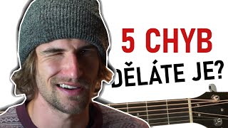 Kytara - nejčastější začátečnické chyby