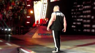 Brock Lesnar WWE Return (LIVE reaction from my seat at Raw.)