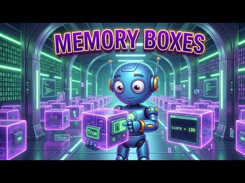 Python Variables Made Easy! 📦 Data Types for Kids (Python Basics Lesson 2)