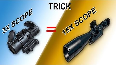 How to convert 3x into 15x scope