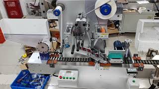 alkaline battery labeling machine with shrink solutions #manufacturer #labeler #equipment