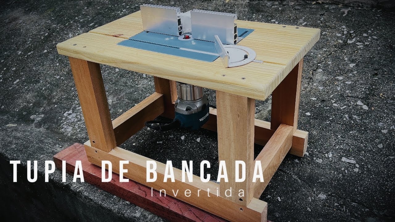 ELEVANDO O NÍVEL DO SEU TRABALHO! | Bancada para tupia invertida!