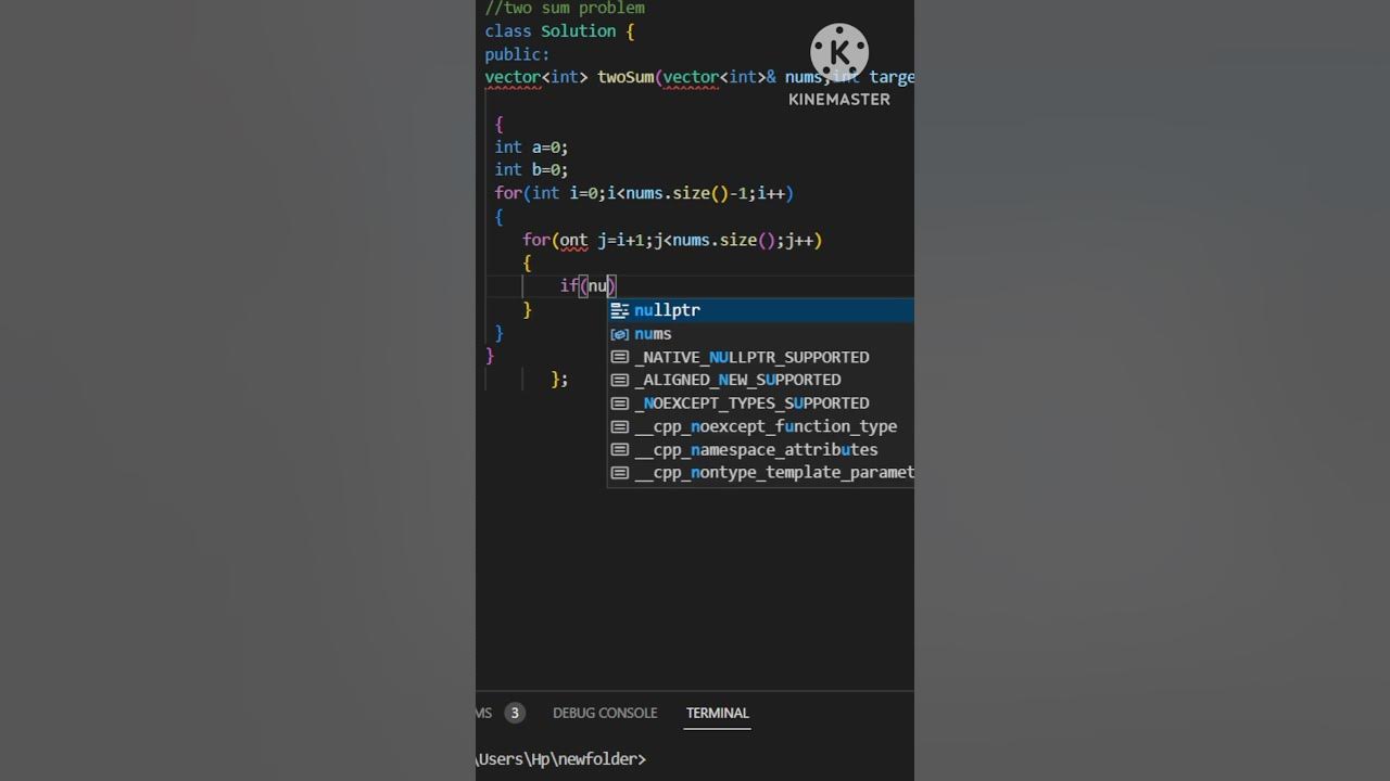 Leetcode two sum problem two sum leetcode 1 coding leetcode 