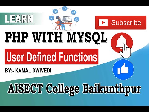 User Defined Functions in PHP MySQL
